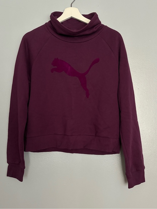 Puma Sweaters - Puma Plum Funnel Neck Sweatshirt